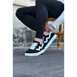 K&A  KA160 Siyah Erkek Casual Ayakkabı