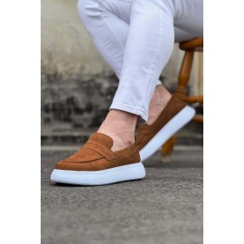K&A  KA161 Taba Süet Erkek Casual Ayakkabı