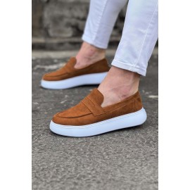 K&A  KA161 Taba Süet Erkek Casual Ayakkabı
