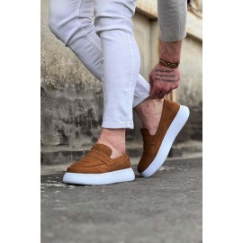 K&A  KA161 Taba Süet Erkek Casual Ayakkabı
