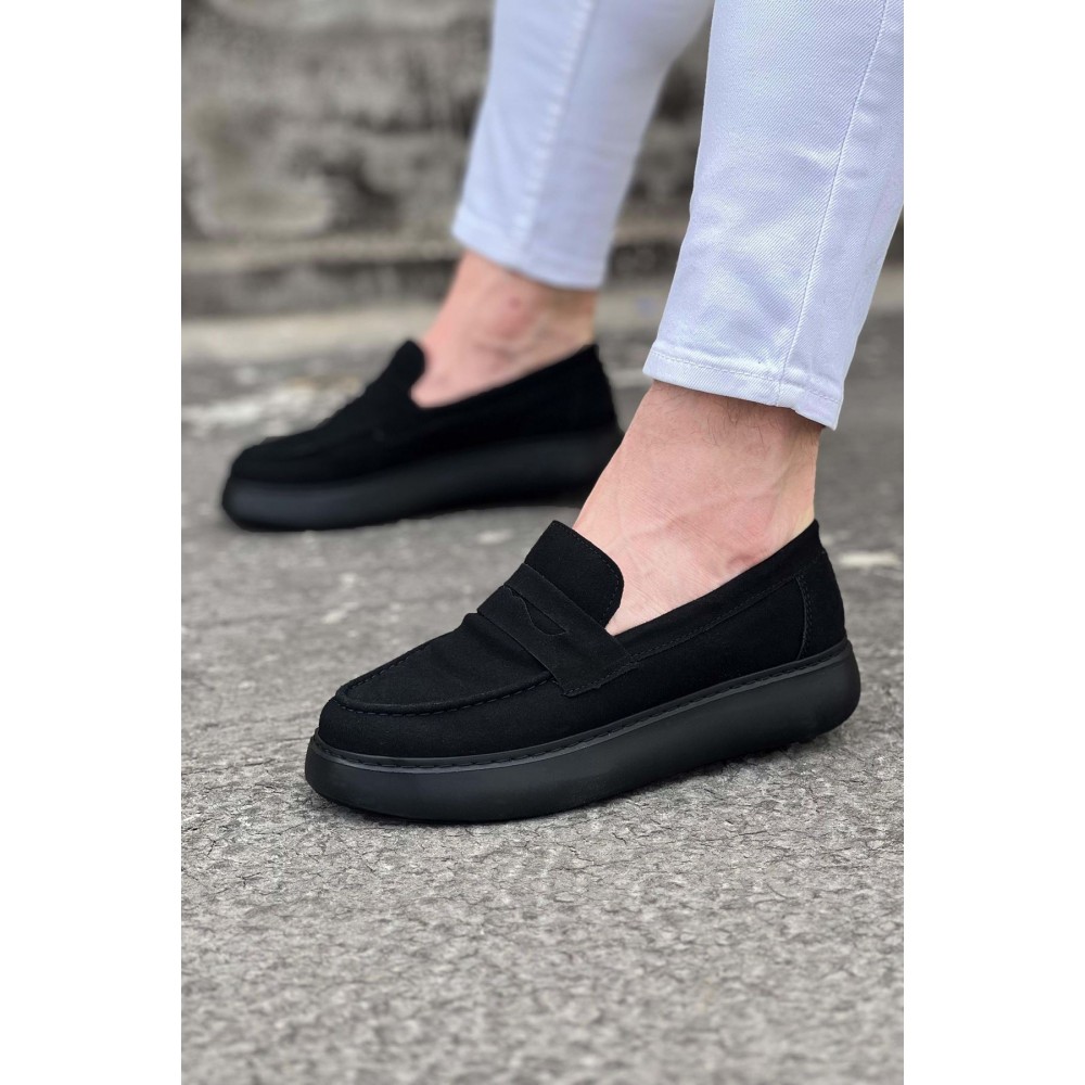 K&A  KA161 Kömür Süet Erkek Casual Ayakkabı
