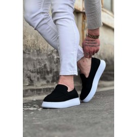 K&A  KA161 Siyah Süet Erkek Casual Ayakkabı