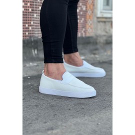 K&A  KA061 Beyaz Triko Babet Erkek Casual Ayakkabı