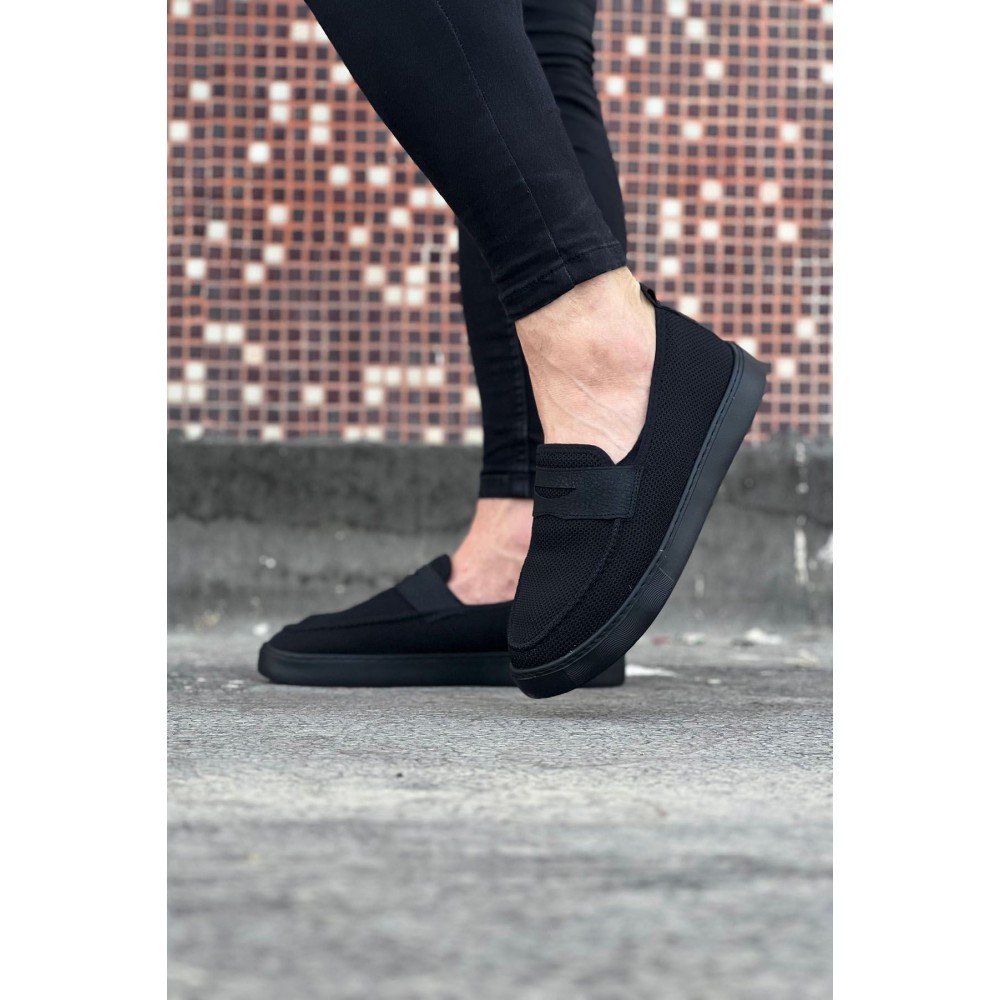 K&A  KA061 Kömür Triko Babet Erkek Casual Ayakkabı