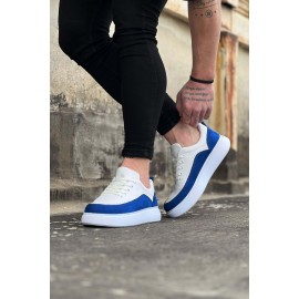 K&A  KA162 Beyaz Sax Ortopedik Taban Erkek Casual Ayakkabı