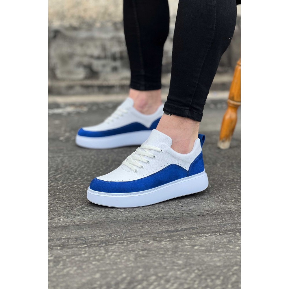 K&A  KA162 Beyaz Sax Ortopedik Taban Erkek Casual Ayakkabı