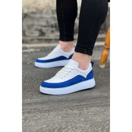 K&A  KA162 Beyaz Sax Ortopedik Taban Erkek Casual Ayakkabı