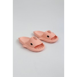 K&A   KA500 Köpekbalığı Pembe Unisex Tam Ortopedik Terlik Shark Slides