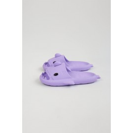 K&A   KA500 Köpekbalığı Mor Unisex Tam Ortopedik Terlik Shark Slides