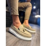 K&A Günlük Spor Klasik Ayakkabı 818 Vizon Süet