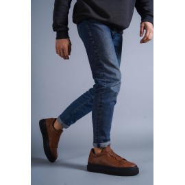 K&A Günlük Ayakkabı 421 Taba (Siyah Taban)