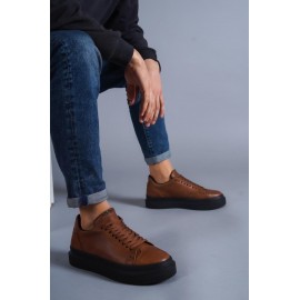 K&A Günlük Ayakkabı 421 Taba (Siyah Taban)