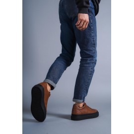 K&A Günlük Ayakkabı 421 Taba (Siyah Taban)