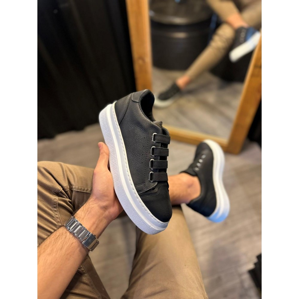 K&A Günlük Ayakkabı 521 Siyah (Beyaz Taban)