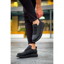 K&A Günlük Ayakkabı 814 Siyah (Siyah Taban)