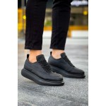 K&A Günlük Ayakkabı 814 Siyah (Siyah Taban)