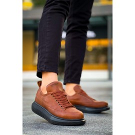 K&A Günlük Ayakkabı 814 Taba (Siyah Taban)