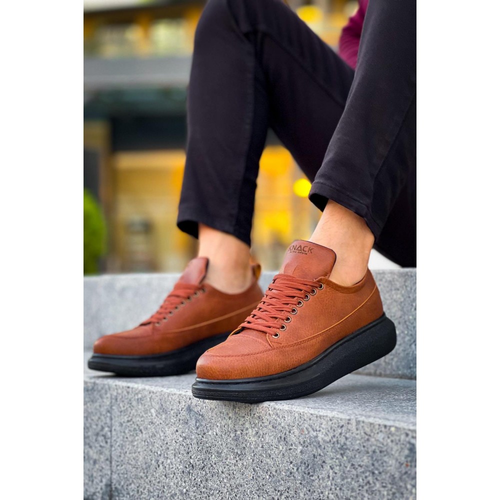 K&A Günlük Ayakkabı 814 Taba (Siyah Taban)