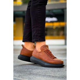 K&A Günlük Ayakkabı 814 Taba (Siyah Taban)