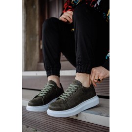 K&A Yüksek Taban Günlük Ayakkabı 044 Haki