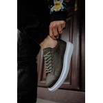 K&A Yüksek Taban Günlük Ayakkabı 044 Haki