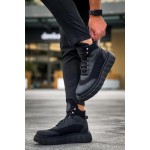 K&A Yüksek Taban Bot 104 Siyah (Siyah Taban)