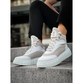 K&A Yüksek Taban Bot 104 Beyaz