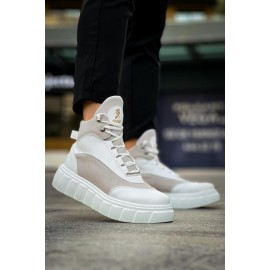 K&A Yüksek Taban Bot 104 Beyaz