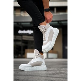 K&A Yüksek Taban Bot 104 Beyaz