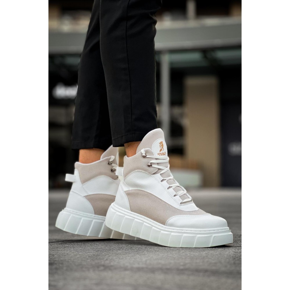 K&A Yüksek Taban Bot 104 Beyaz