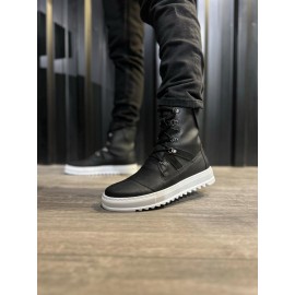 K&A Erkek Spor Bot B12 Siyah (Beyaz Taban)