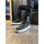 K&A Erkek Spor Bot B12 Siyah (Beyaz Taban)