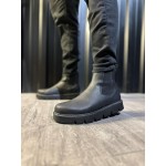 K&A Yüksek Taban Chelsea Bot 112 Siyah (Siyah Taban)