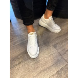 K&A Yüksek Taban Günlük  Ayakkabı 144  Beyaz