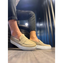 K&A Günlük Klasik Ayakkabı 400 Vizon Süet