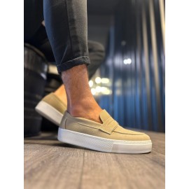 K&A Günlük Klasik Ayakkabı 400 Vizon Süet