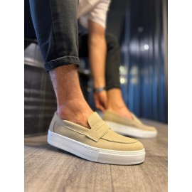 K&A Günlük Klasik Ayakkabı 400 Vizon Süet