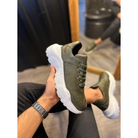 K&A Yüksek Taban Günlük Ayakkabı N75 Haki