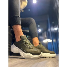 K&A Yüksek Taban Günlük Ayakkabı N75 Haki