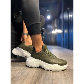 K&A Yüksek Taban Günlük Ayakkabı N75 Haki