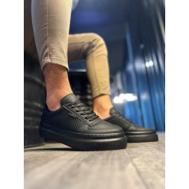 K&A Günlük Ayakkabı 013 Siyah (Siyah Taban)