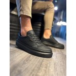 K&A Günlük Ayakkabı 013 Siyah (Siyah Taban)