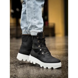 K&A Erkek Spor Bot B14 Siyah (Beyaz Taban)