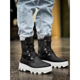 K&A Erkek Spor Bot B14 Siyah (Beyaz Taban)