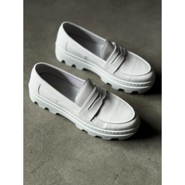 K&A Yüksek Taban Klasik Ayakkabı 779 Beyaz