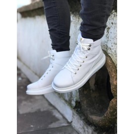 K&A Yüksek Taban Ayakkabı B-080 Beyaz