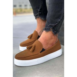 K&A Günlük Spor Klasik Ayakkabı 717 Taba Süet