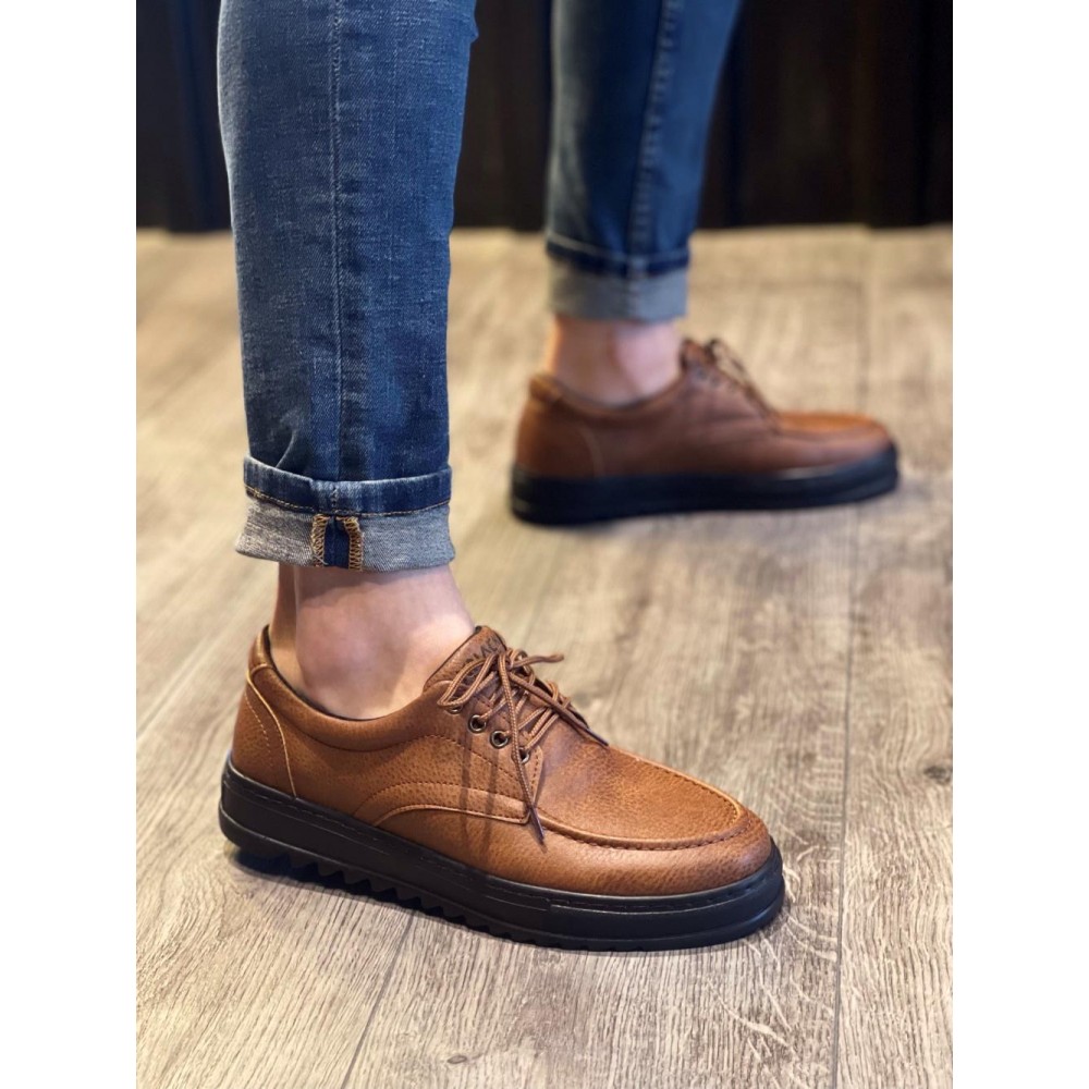 K&A Günlük Ayakkabı T12 Taba (Siyah Taban)