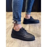 K&A Günlük Ayakkabı T12 Siyah (Siyah Taban)