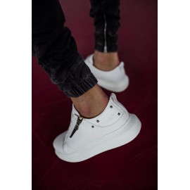 K&A Yüksek Taban Günlük Ayakkabı 555 Beyaz
